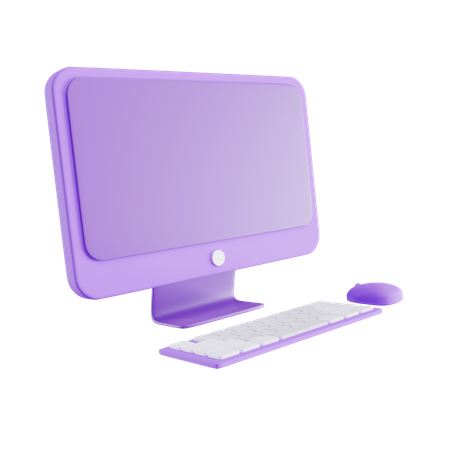 Computer  3D Icon