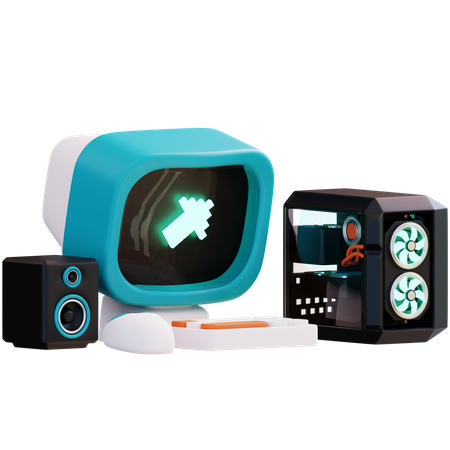Computer  3D Icon