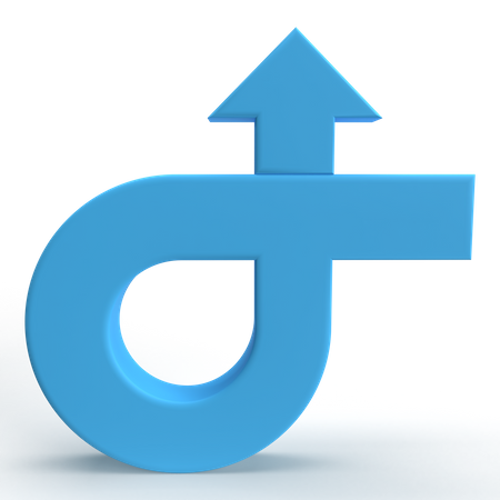 Curve Arrows  3D Icon