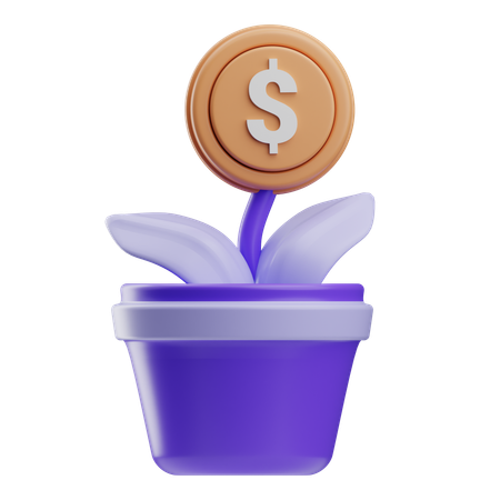 Dollar Plant  3D Icon