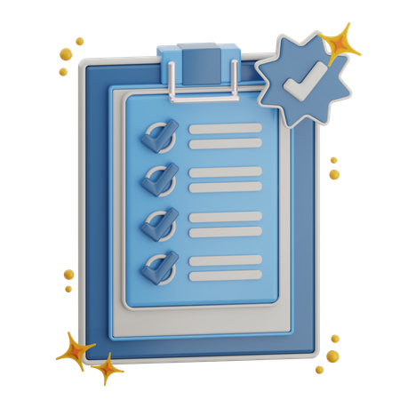 Done Task  3D Icon