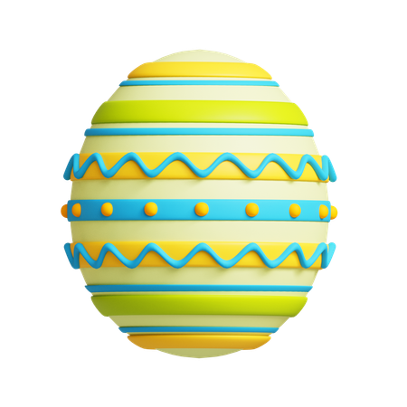 Easter egg 3  3D Icon