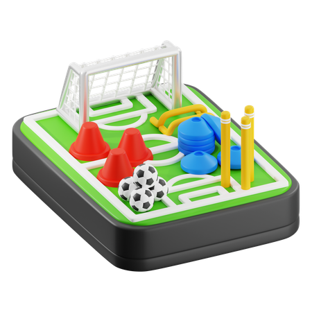 Football training center  3D Icon