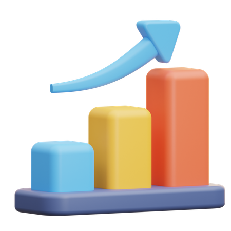 Growth Metrics  3D Icon