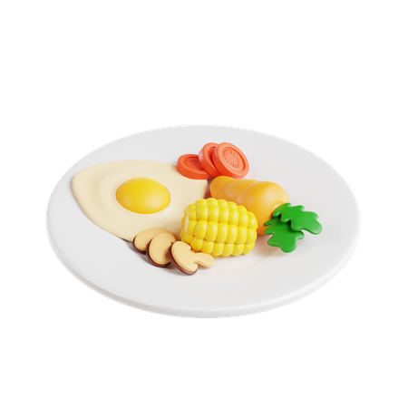 Healthy Food 3D Icon