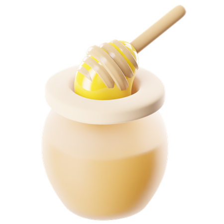 Honey Jar  3D Icon
