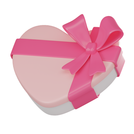 Love Gift Box  3D Icon