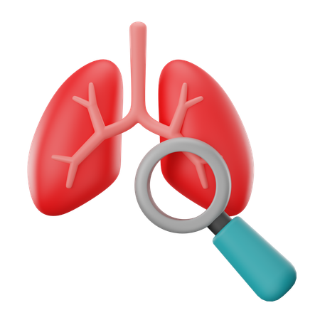 Lungs Checkup  3D Icon
