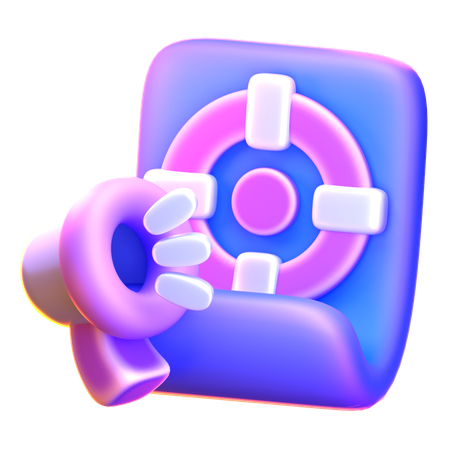 Marketing Objective  3D Icon