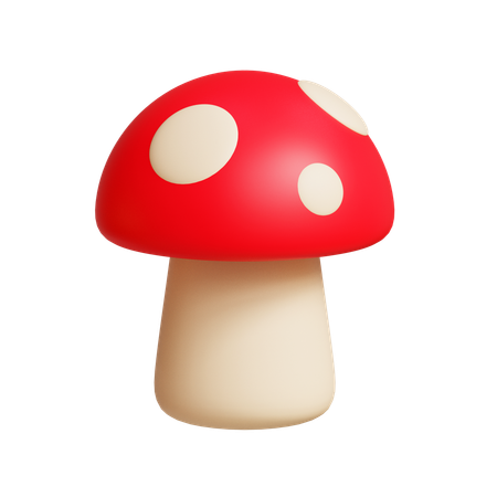 Mushroom  3D Icon