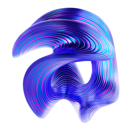 Organic Motion Form  3D Icon