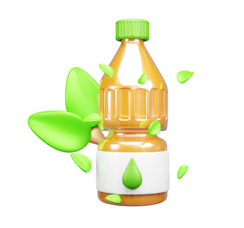 Organic Oil  3D Icon