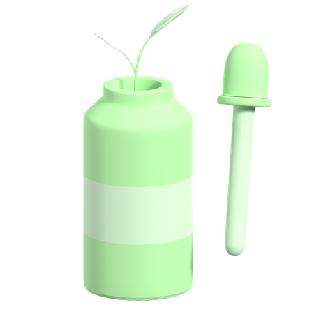 Organic Oil  3D Icon