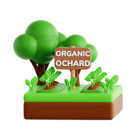 Organic Orchard  3D Icon