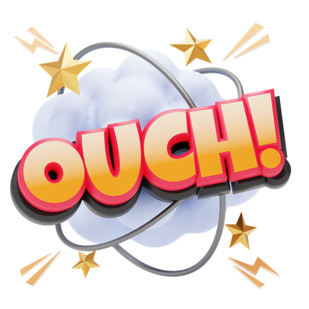 Ouch  3D Icon