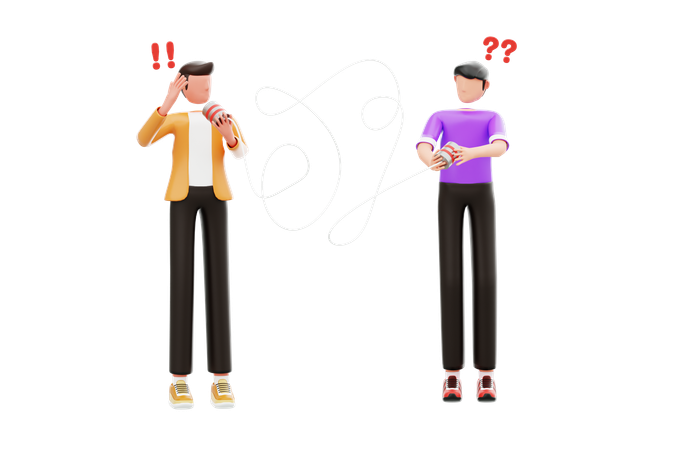 Overcoming Communication Obstacles  3D Illustration