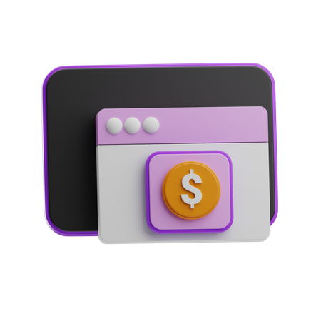 Pay Per  3D Icon