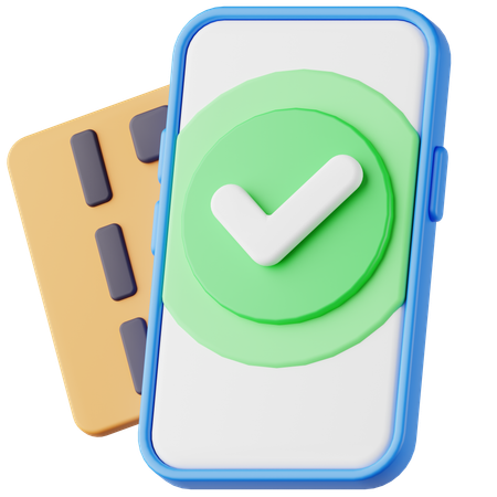 Payment Done  3D Icon