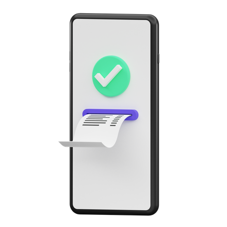 Payment Done  3D Icon