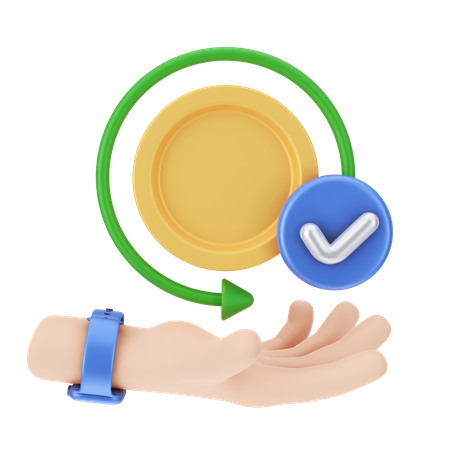 Payment Done  3D Icon