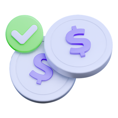 Payment Done  3D Icon