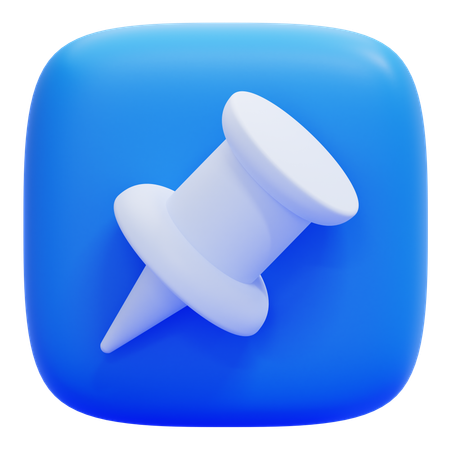 Pin  3D Icon