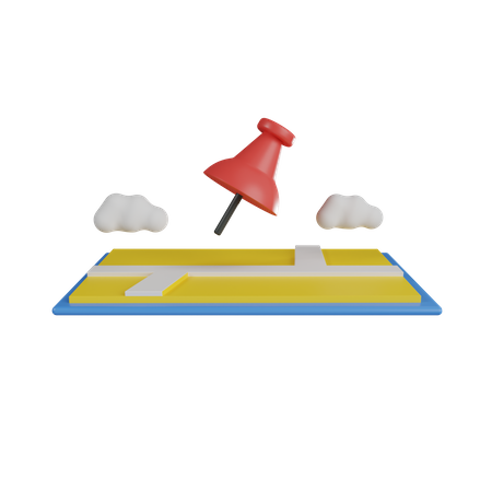 Pin  3D Icon