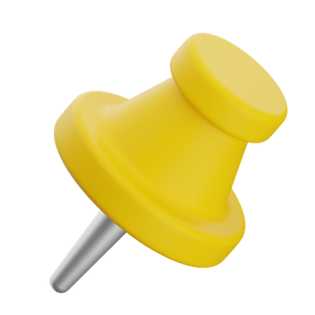 Push Pin  3D Icon