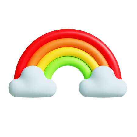 Rainbow  3D Icon
