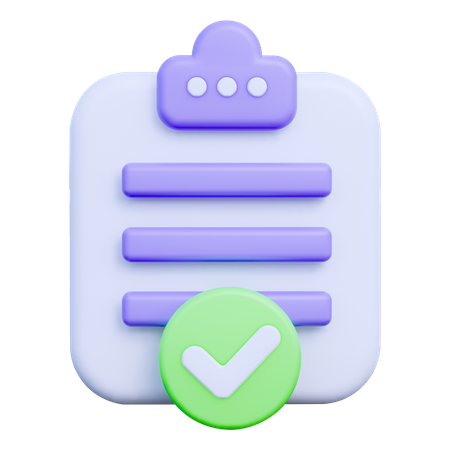 Report Done  3D Icon