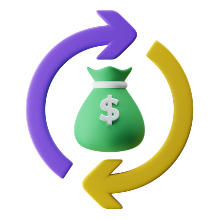 Return On Investment  3D Icon
