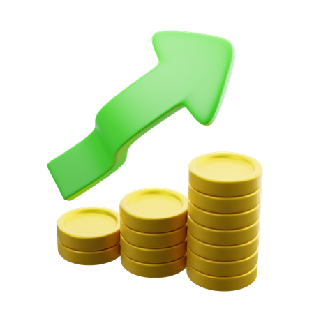 Revenue Growth  3D Icon