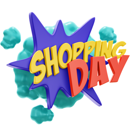 Shopping Day  3D Icon