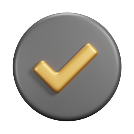 Successfully Done  3D Icon