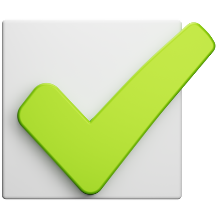 Successfully Done  3D Icon