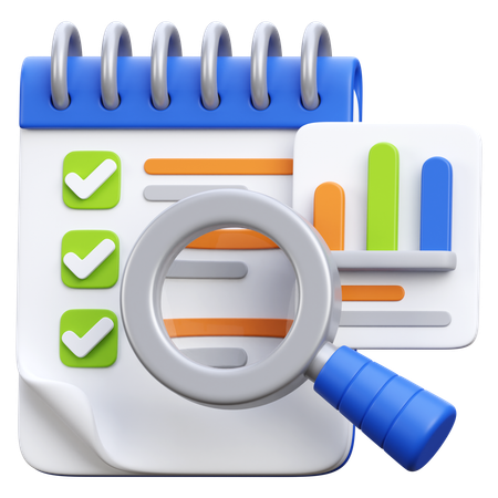 Survey Monitoring  3D Icon