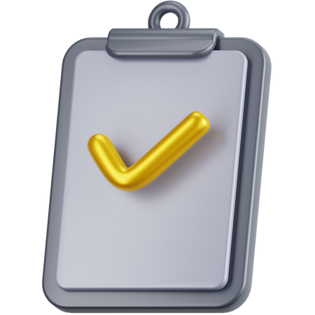 Task Done  3D Icon