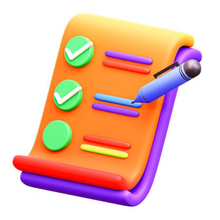 Task Done  3D Icon