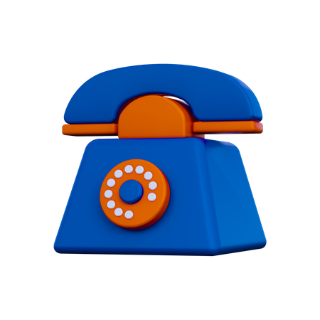 Telephone  3D Icon