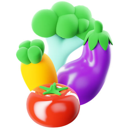 Vegetables  3D Icon