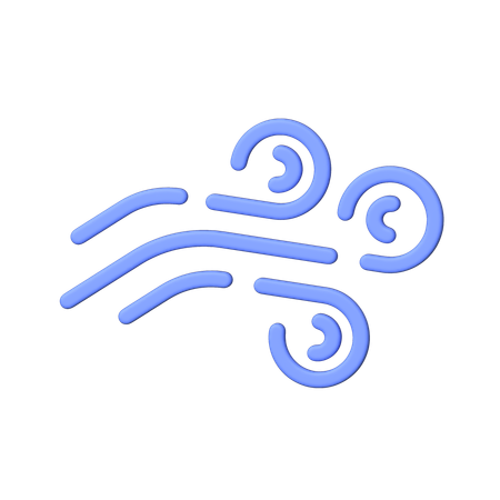 Windy  3D Icon