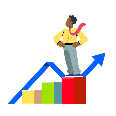 Free Business Growth  Illustration