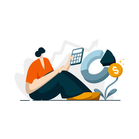 Free Financial planning Illustration