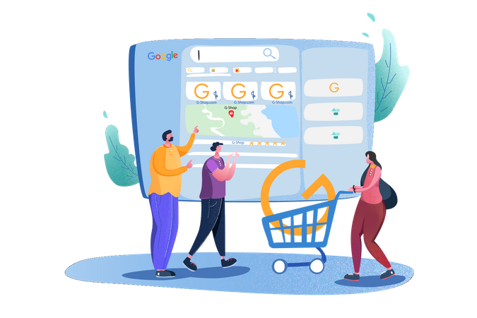 Free Google Marketing  Illustration