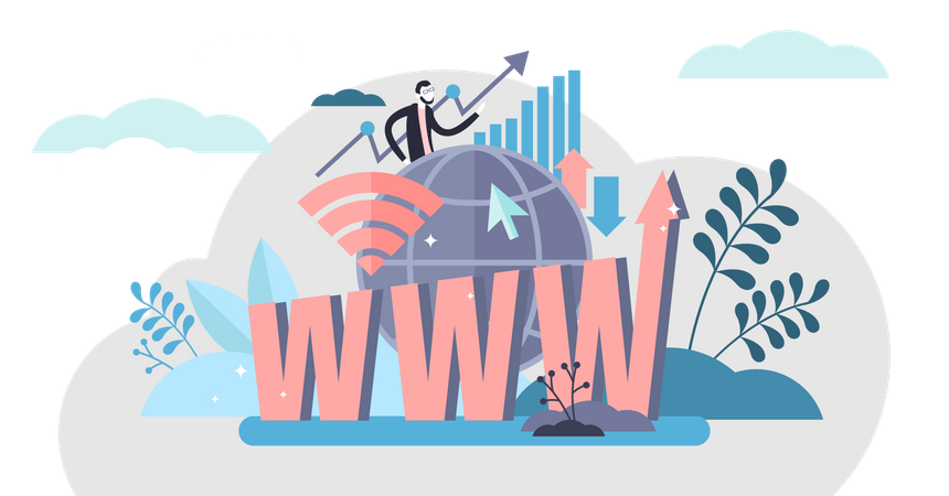 Free WWW development Illustration