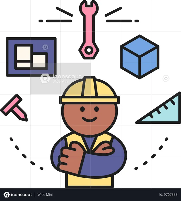 Safety Helmet  Illustration