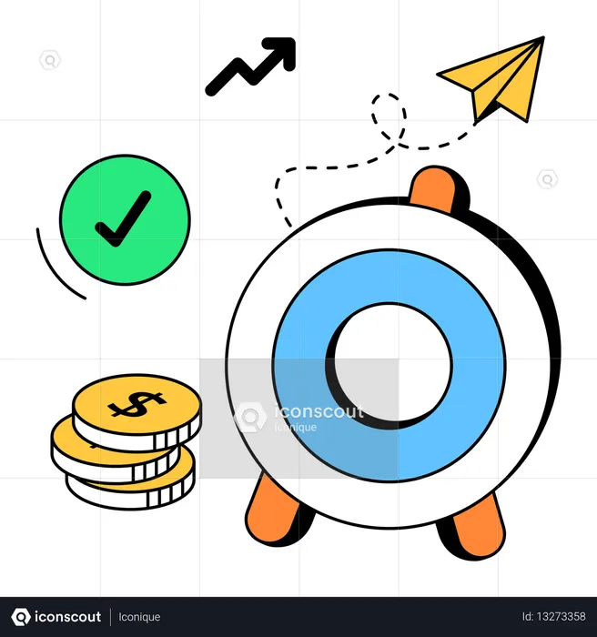 Target goal  Illustration