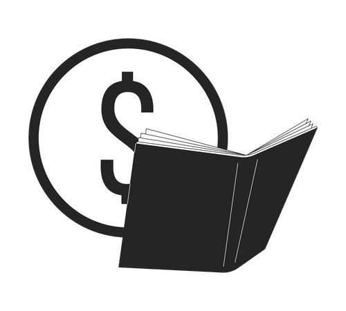 Accounting book  Illustration