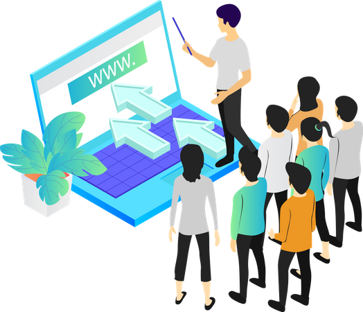 Affiliate marketing Illustration