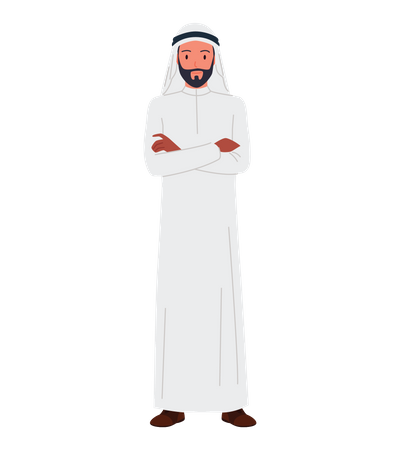 Arab businessman  Illustration